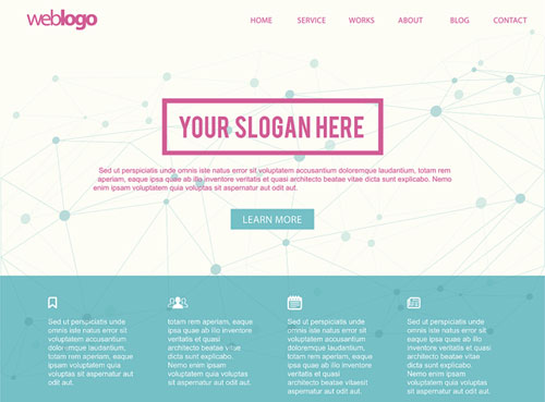 网站制作公司采用无视边界的文本元素制作网站